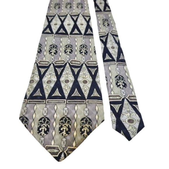 Daniel de Fasson Other - Daneile De Fasson Large Print Paisley Necktie
